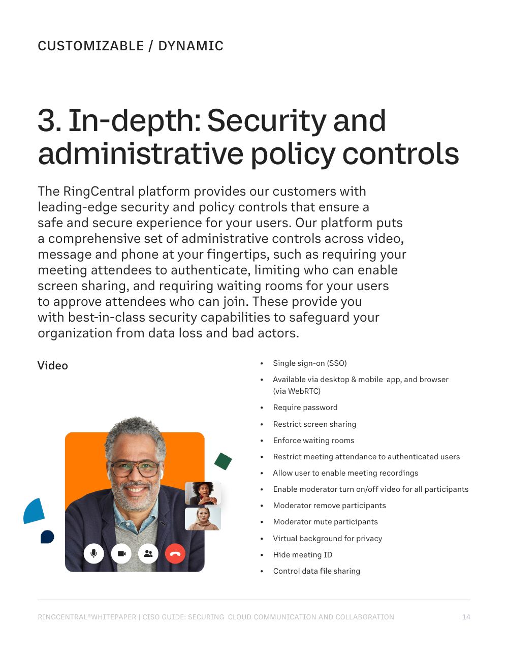 Page from The CISO Guide to Cloud Communications Security