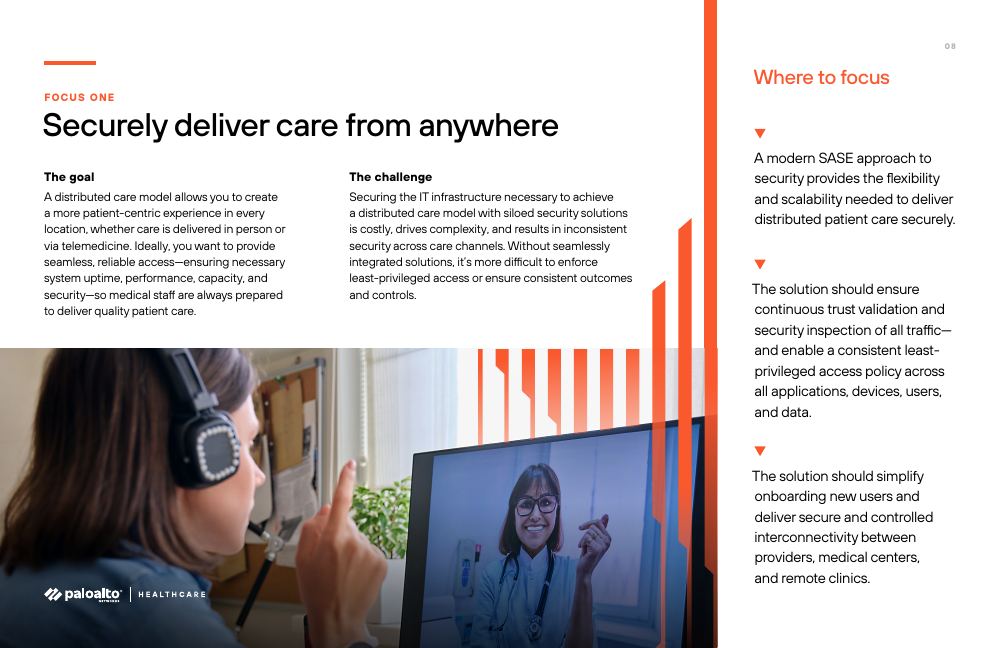 Page from The Healthcare CISO’s Guide to Cybersecurity Transformation