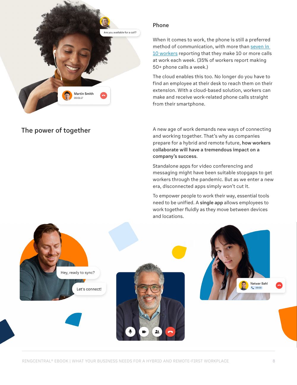 Page from What Your Business Needs for a Hybrid and Remote-First Workplace