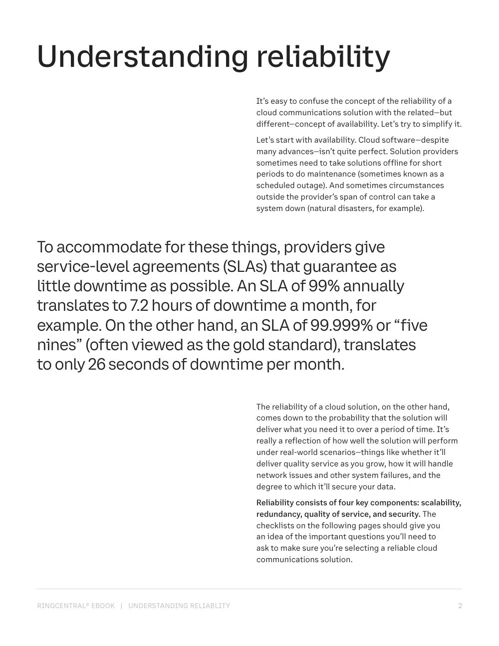 Page from Understanding Reliability